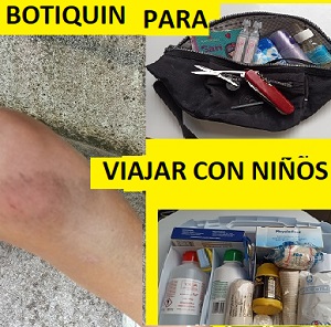 Qué llevar en un Botiquín para viajar con niños