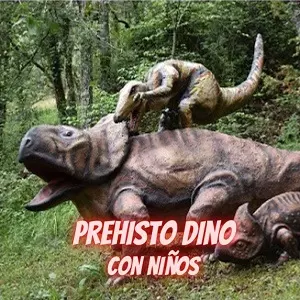 ir a prehisto dino con niños en autoaravana