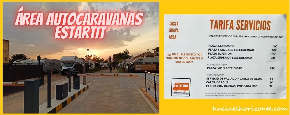 area autocaravanas estartit