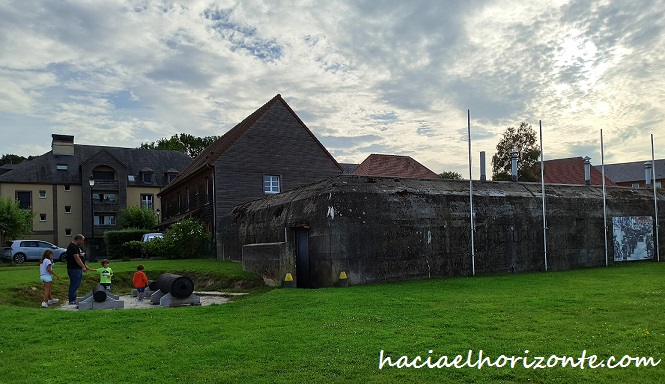 baterias alemanas y búnquers en Honfleur