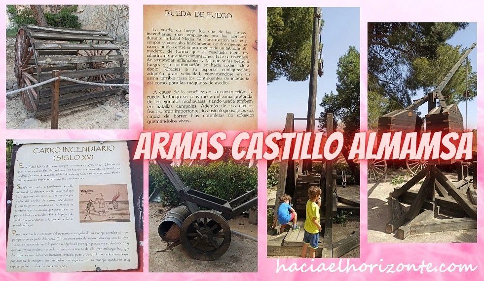Armas defensivas del Castillo de Almansa