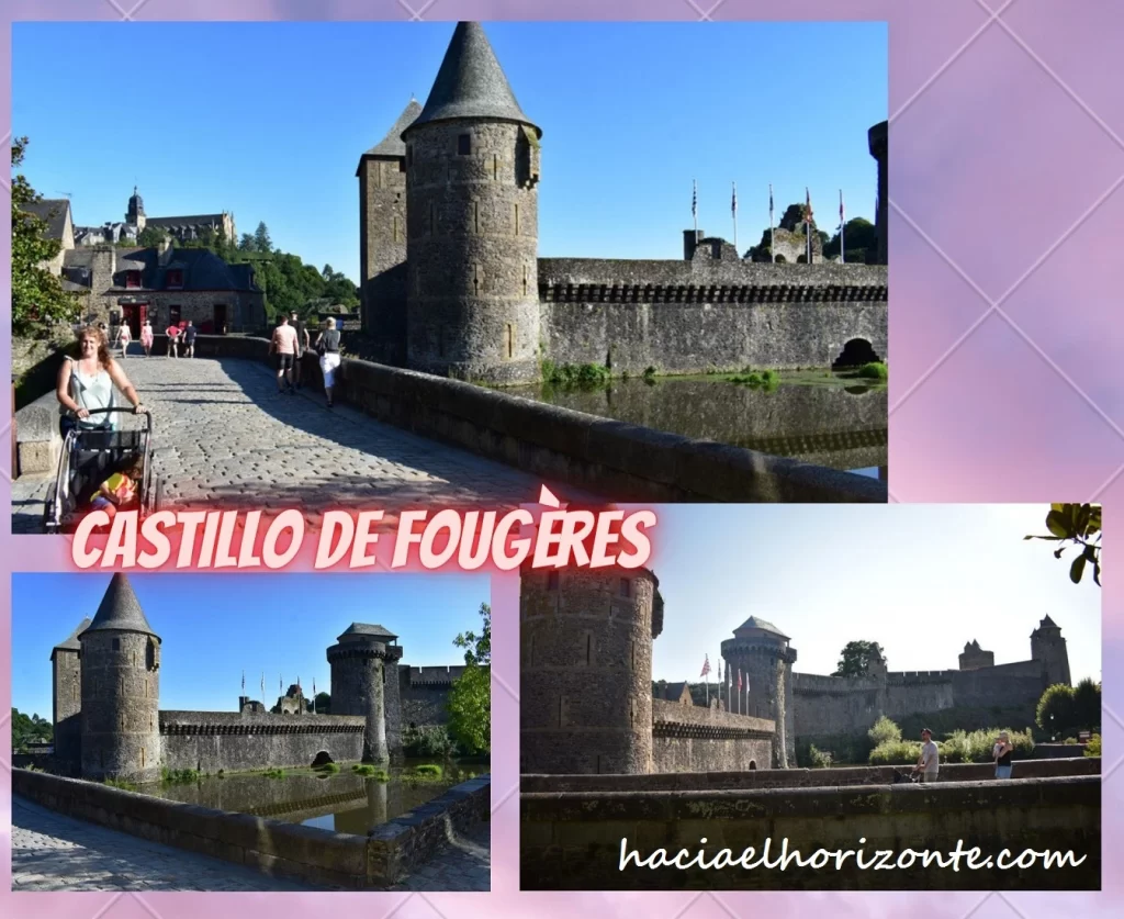 castillo de fougeres con niños