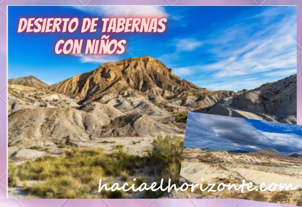 visitar el desierto de tabernas con niños en autocaravana en Almeria