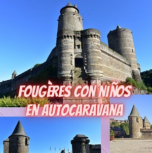 Fougeres con niños y autocaravana