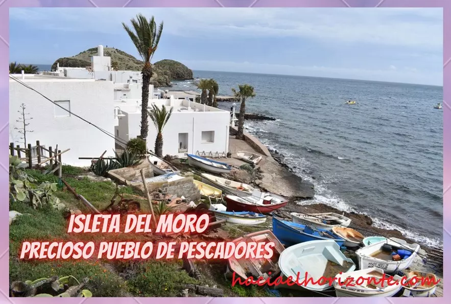 ir al pueblo de pescadores Isleta del Moro con niños en autocaravana