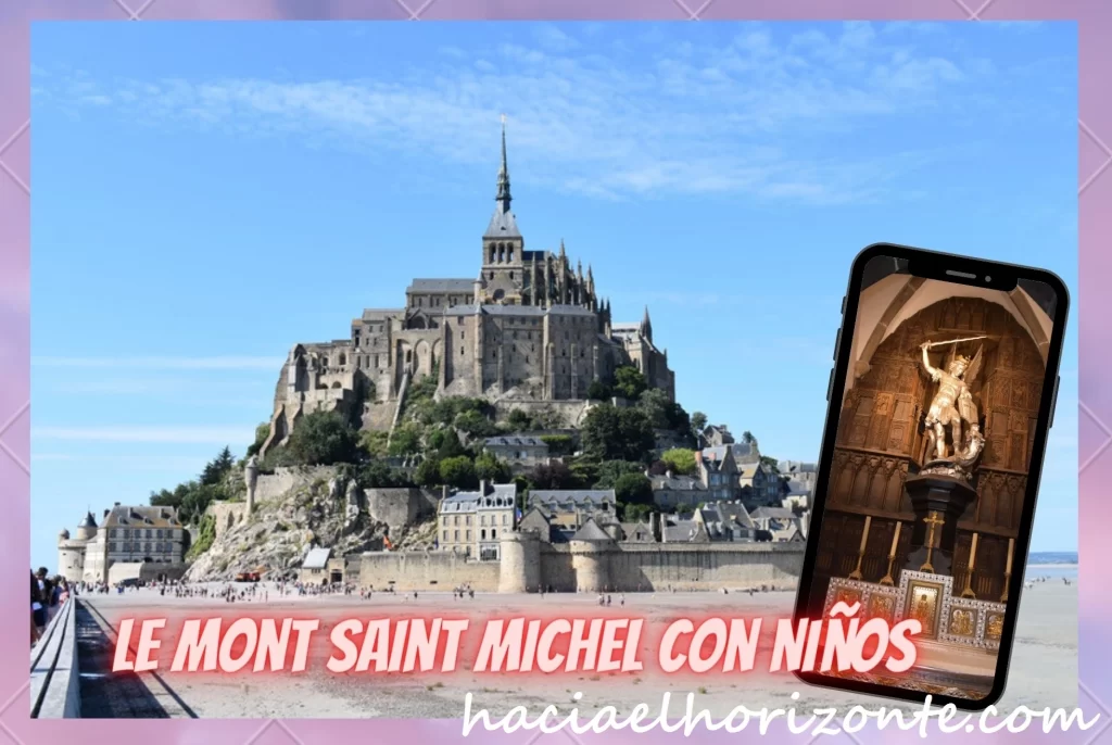 visitar le mont sain michel en normandia haciendo ruta con niños en autocaravana