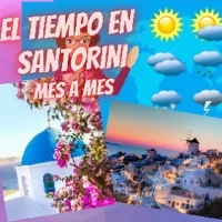 tiempo en santorini mes a mes