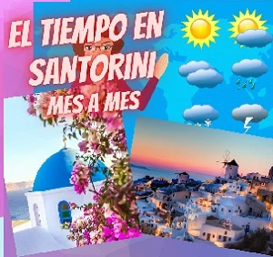 El Tiempo en Santorini mes a mes