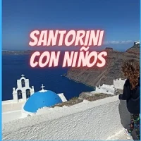 Santorini con niños